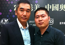 广州彩名堂与明星合影